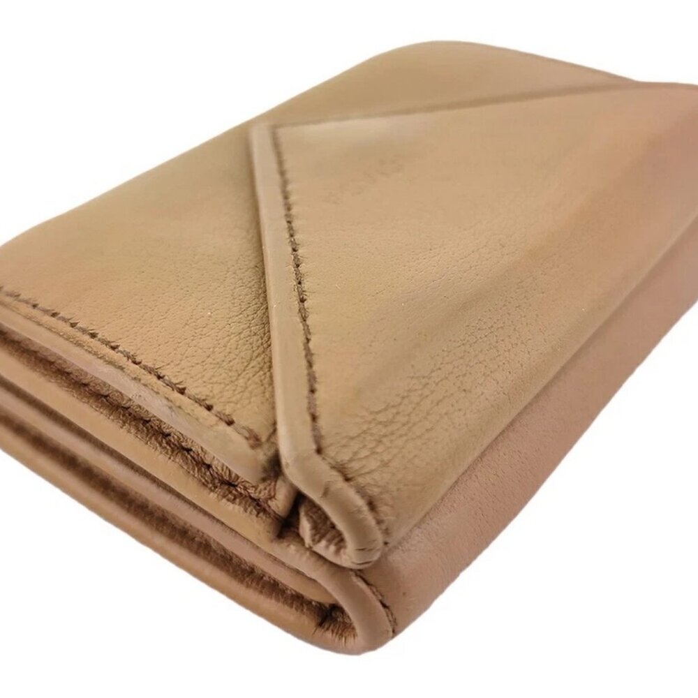 BALENCIAGA Tri-fold wallet pink beige Women 391446 Authentic secondhand